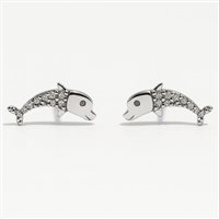 Boucles d'oreilles Idee Preziose dal 1987 Enfant in Or blanc Zircone IP.OK18B/76 - IP.OK18B/76